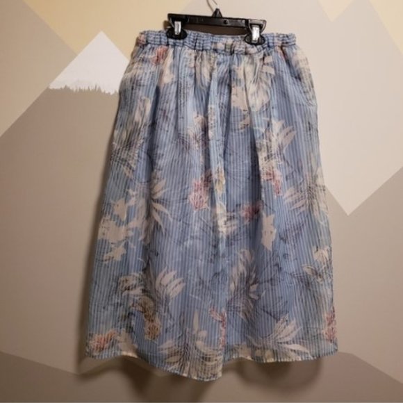 ZARA organza midi skirt NWOT - Picture 1 of 4
